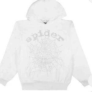 White Sp5der hoodie